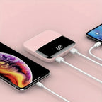 For Xiaomi 20000mah Portable Digital Display Fast Charging Dual Usb Ultra Slim External Battery Mini Large Capacity Power Bank