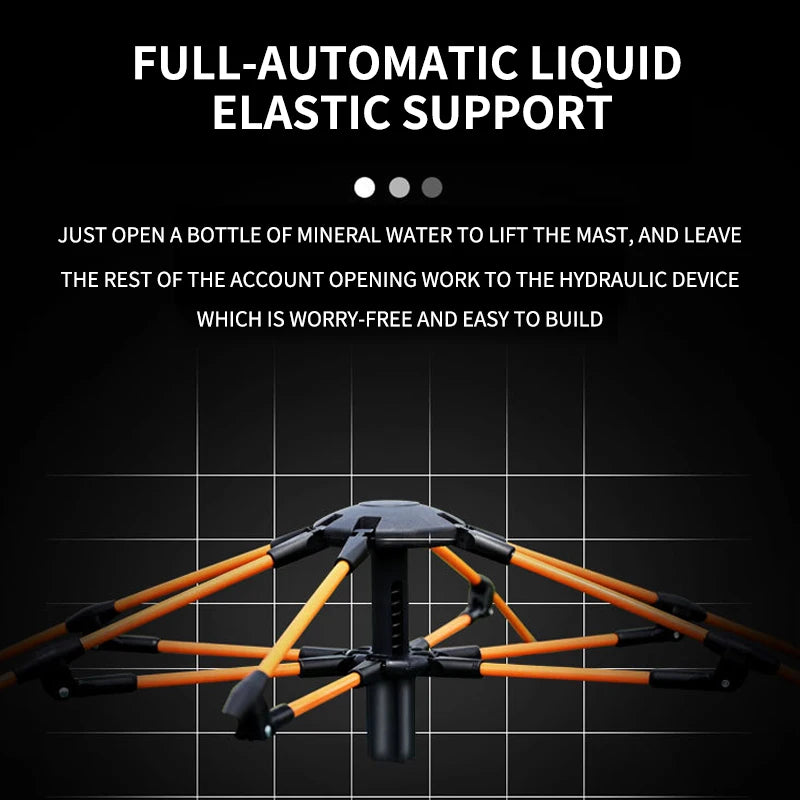 Fully Automatic 3-4 people Double-Layer Beach Camping Tent - Complete Portable Outdoor Family Camping Gear Set