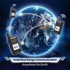 TIDRADIO TD-M15 Global signal POC Radio with 1 Year Sim Card Walkie Talkie Long Range 4G 5000 Miles for Hiking and Camping