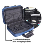 Comprehensive Premium First Aid Kit Labeled Compartments Trauma Kits with Shoulder Strap Medical Kits Large Emergencies