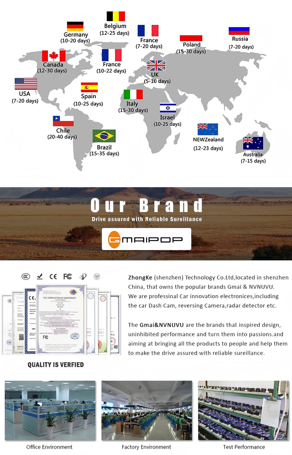 1080P WIFI Dual camera Dash Cam for cars,Front And Inside,car camera with IR Night Vision,Loop Recording,wide angle Car DVR Came