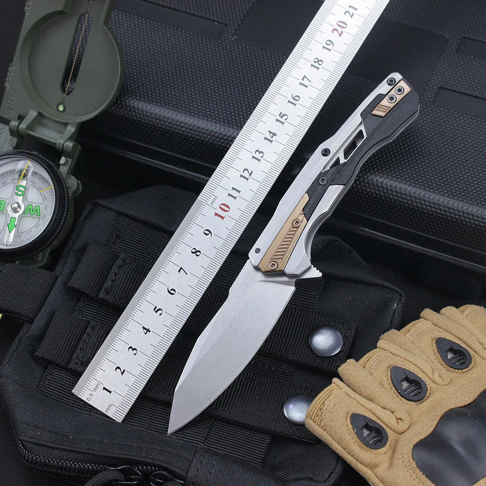 KS 2095 Folding Pocket Knife Portable Military Tactical Knives Outdoor Camping Tourist Combat Hunting Small Knife Utility Tool