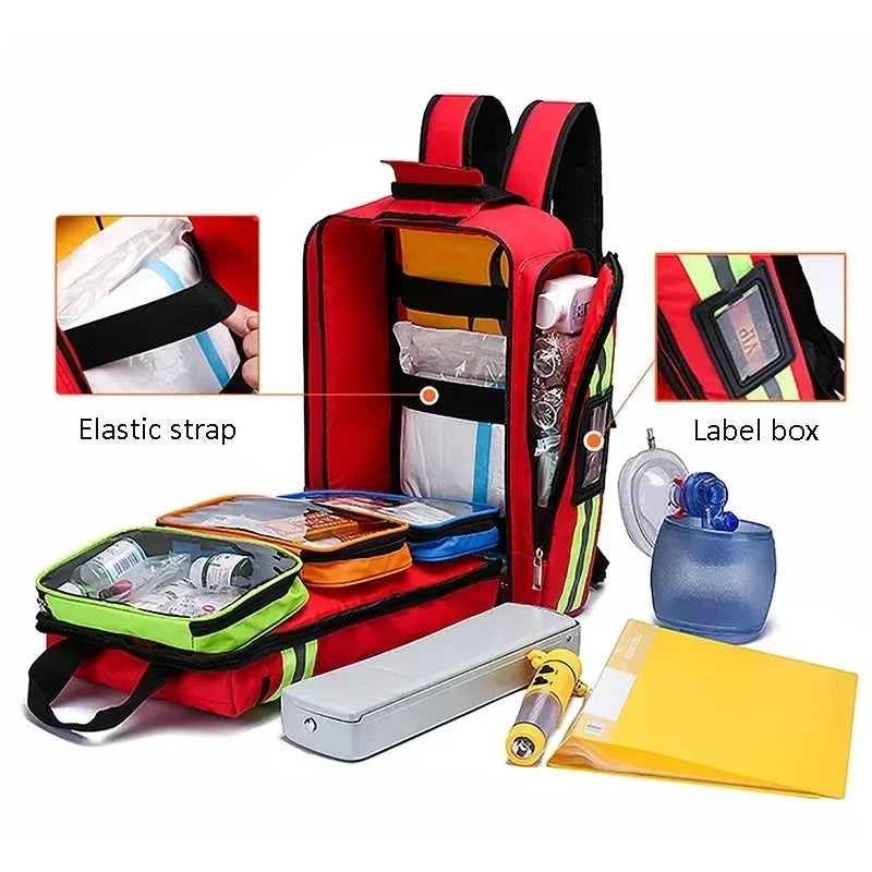 Car Travel bag kit emergencia supervivencia catastrofes itens de sobrevivência camping equipamiento botiquín primeros auxilios