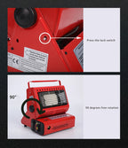 Portable Gas Camping Stove Outdoor Picnic BBQ Stove Portable Hand Warmer Home Heater Cassette Stove for Camping Tent Fishing