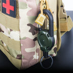 1/2Pcs Retractable Key Chains Anti-theft Metal Easy-to-pull Buckle Rope Elastic Keychain Sporty Retractable Key Ring