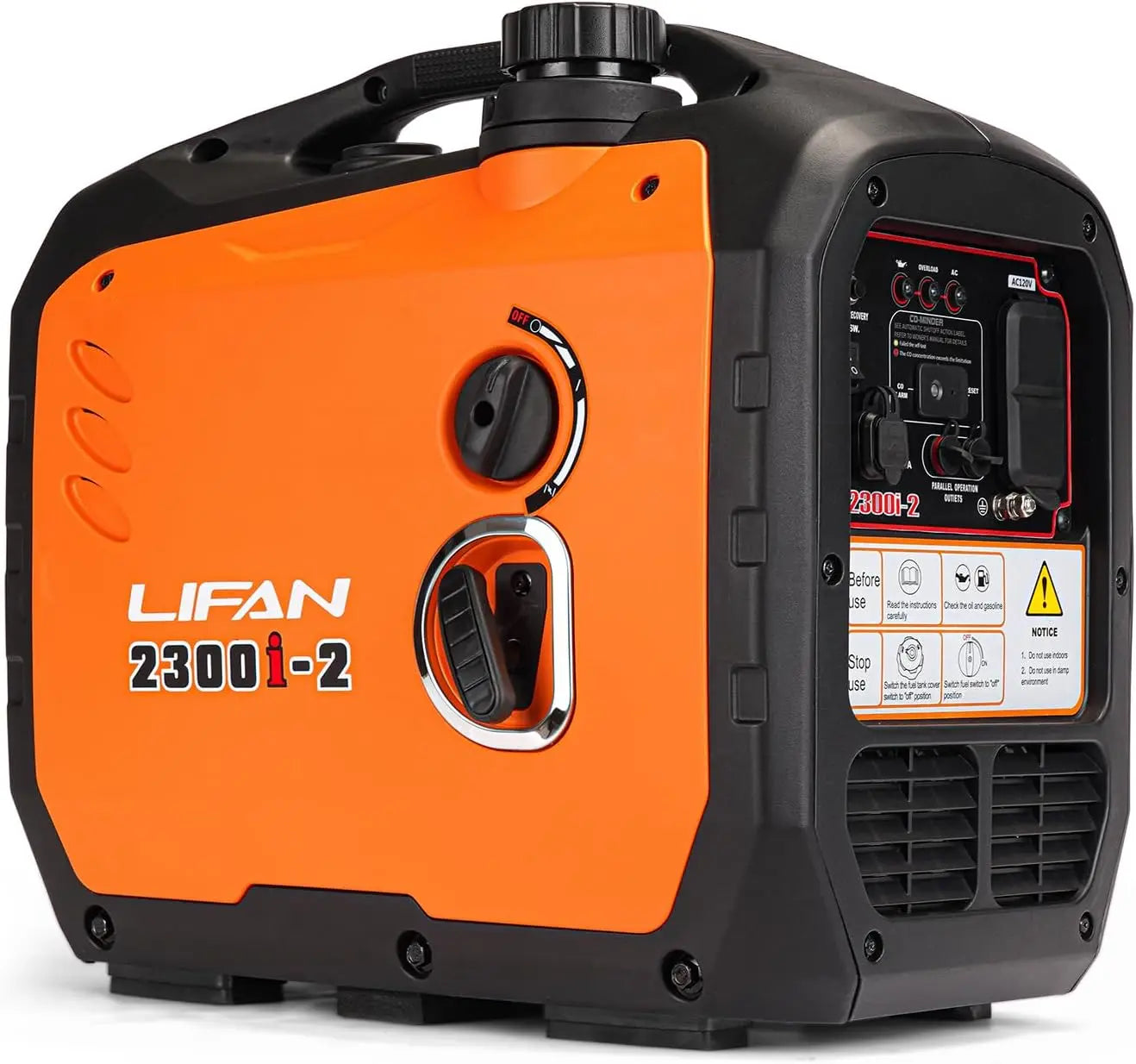 2300W  Inverter Generator - Portable, Quiet & Fuel-Efficient Power Solution for Home, Camping, RV & Emergency Use