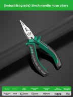 5inch Mini Multifuncational Pliers,  Electrician Special Wire Pliers, Pointed Nose Pliers, Small Handmade Industrial Grade Vice