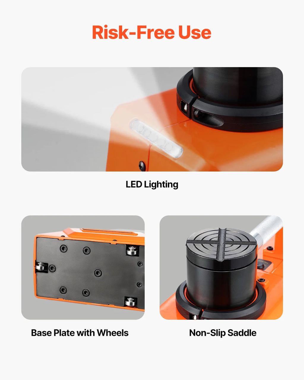 SucceBuy Electric Car Jack 15T Adjustable Electric Scissor Jack 12V Dual-Powered Tire Changer with LED Light for Sedan SUV Truck