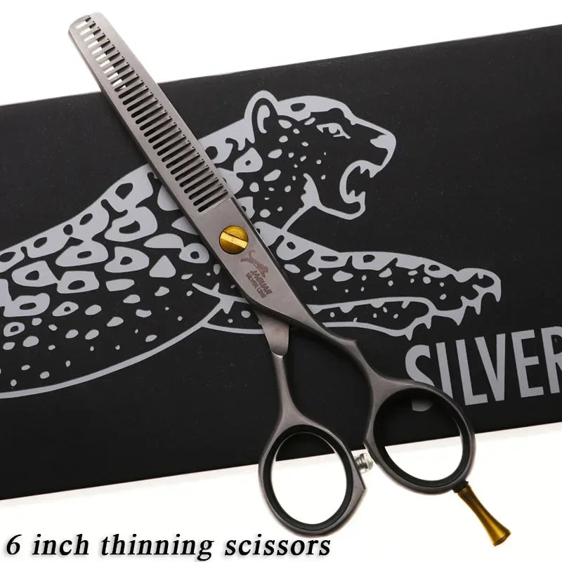 5"/5.5"/6"/6.5" Hair Scissors Professional Hairdressing Scissors Set Cutting+Thinning Barber Shears High Quality