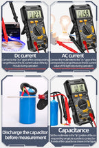 ANENG SZ304 Multifunction Digital Multimete True RMS Handheld High Precision Tester NCV AC/DC Votage Current Resistance Ohm Tool