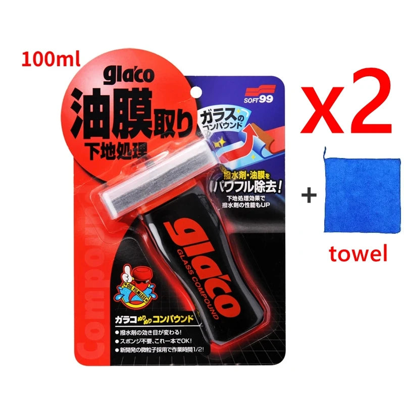 100ml Soft99 Car Windshield Oil Film Removal Rain Repellent JDM Ultra Glaco Car Glass Antirain Coating Anti-rain for Car Glass