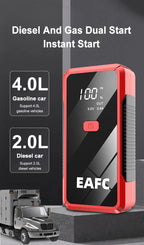 Car Jump Starter 2000A Power Bank Portable Car Battery Charger for 12V Auto Starting Device Petrol Diesel Emergency Booster