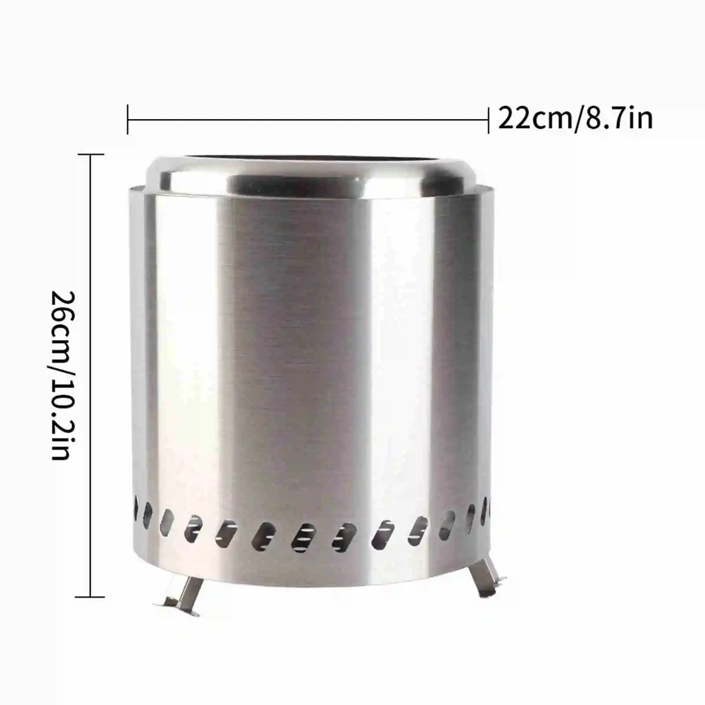 firepits for outside Smokeless Fire Pit Portable Small Stainless Steel Outdoor Camping Wood Burning Fire Pit outdoor fire pits