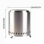 firepits for outside Smokeless Fire Pit Portable Small Stainless Steel Outdoor Camping Wood Burning Fire Pit outdoor fire pits