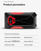 Portable Car Jump Starter Power Bank Car Booster Charger 12V Starting Device Petrol Diesel Car Emergency Booster 18800mAh