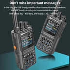 MOTOLOLA walkie talkie 15W multi band Bluetooth Programming Noise Reduction  AM FM amateur radio  Camping walkie talkie