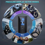 Car Air Compressor Super Fast Electric Tyre Inflator Pump With LED Lamp For Motorcycle Bicycle Tire Portable Inflatable Pump