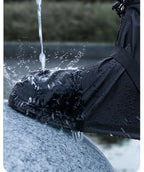 1Pair High Top Waterproof Shoe Covers Black Anti-Slip Reusable for Motorcycle Cycling Bike Men Women Overshoes PVC Protectors