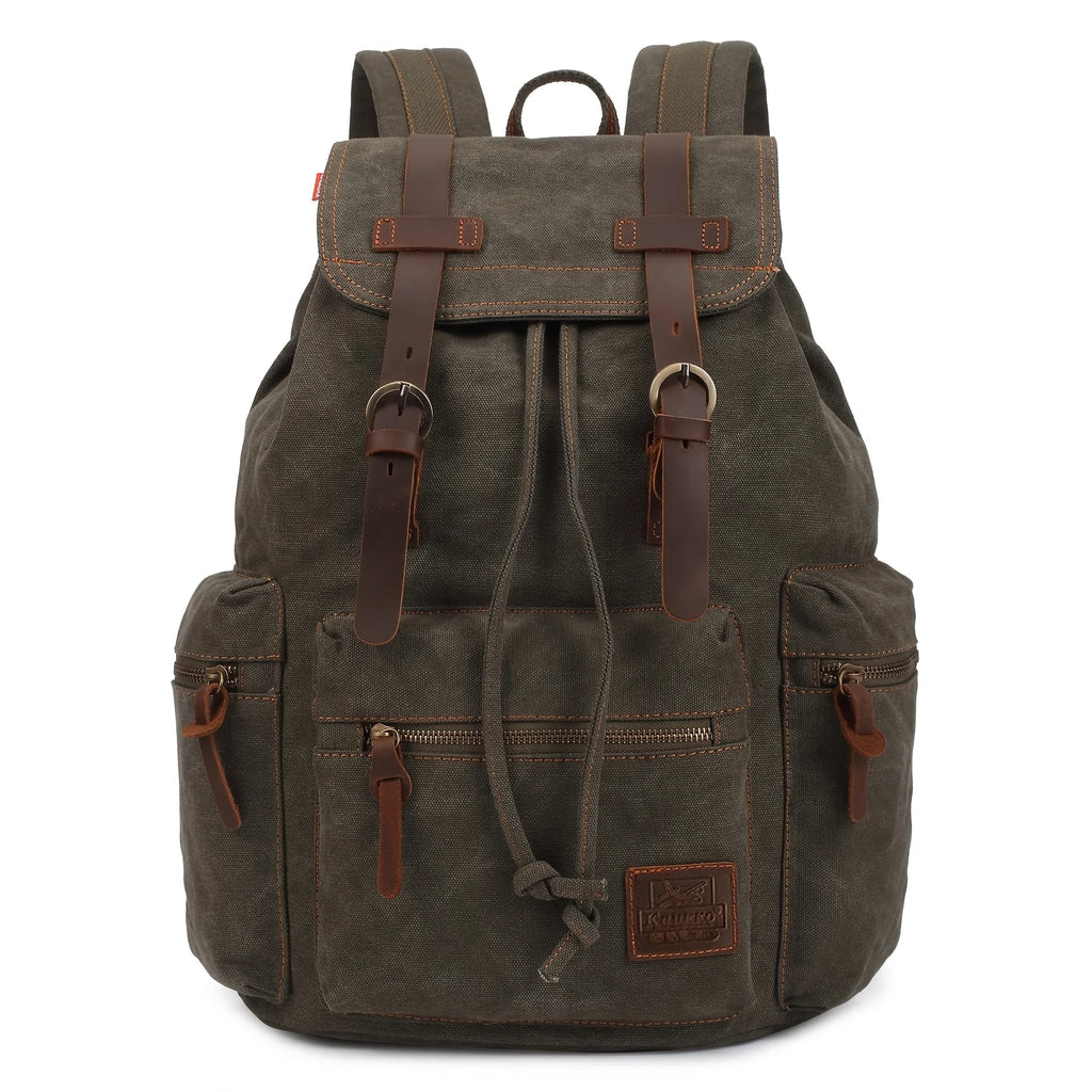 Vintage Canvas Backpack Unisex Trendy Practical Classic Canvas Durable