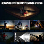 2000LM Ultra Bright P50 LED Flashlight Tactical EDC Emergency Spotlight Telescopic ZoomHandheld Torch  w/ 14500/18650 Battery