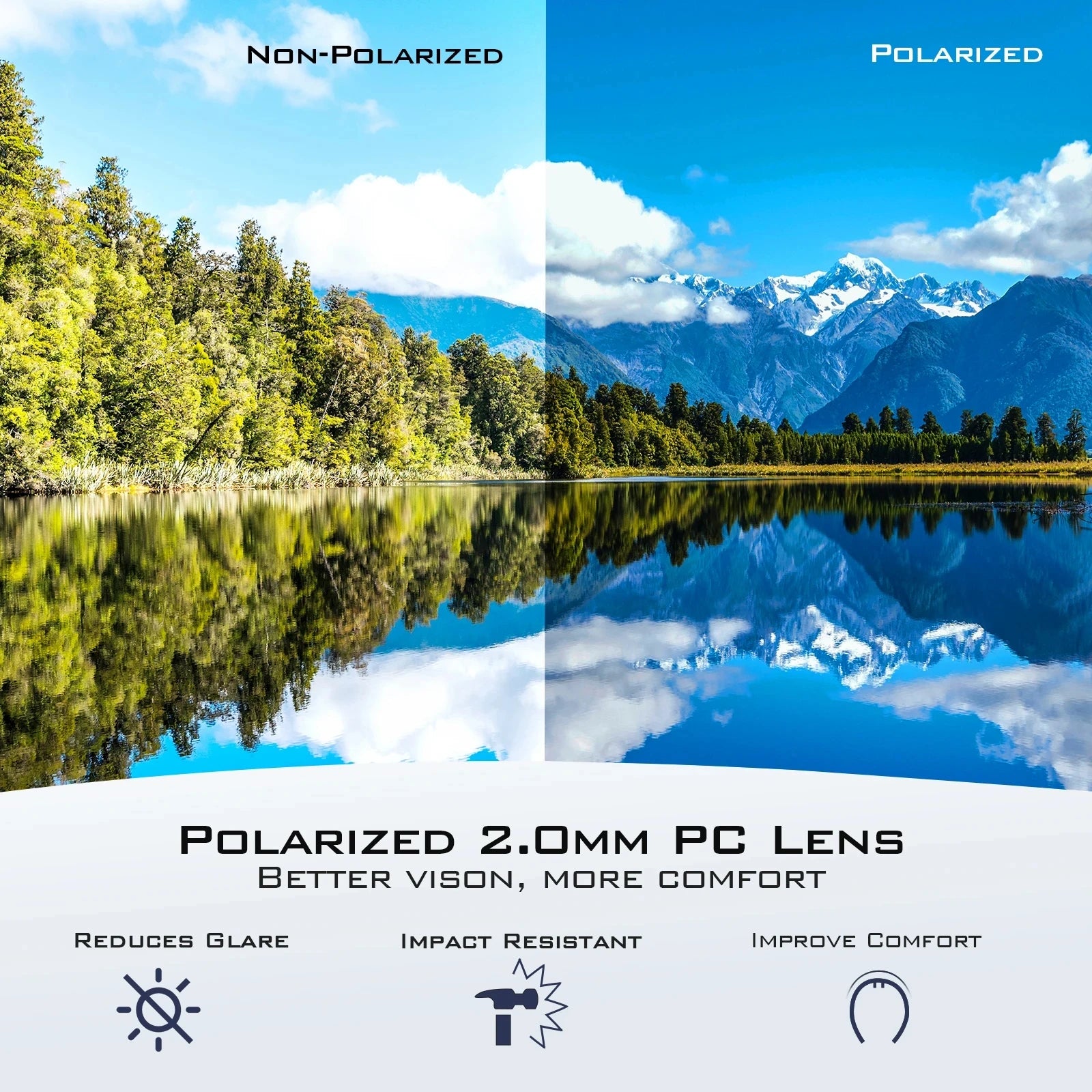 Okuma polarized sunglasses UV400 for men and women outdoor hunting, fishing, driving bicycles, sunglasses optional box