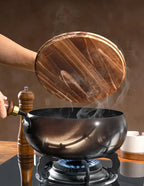 Hot selling iron pot, big belly pot, handmade forging small wok, mini small iron pot, uncoated and non stick household wok