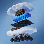 High-Frequency Vibration Full-Bbody Massage Gun Back, Waist, Neck and Shoulder Massager muscle Massager 12/16-Head fascia Gun