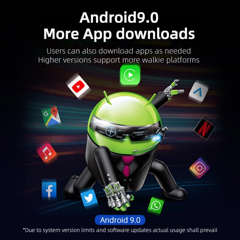 KSUT ZL65 Android 9.0 POC 4G LTE Wifi Radio Blue-tooth Two Way Radio Unlimited Distance Long Range Walkie Talkie