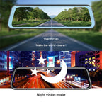 Mirror Camera for Car Touch Screen Video Recorder Rearview mirror Dash Cam Front and Rear Camera Mirror DVR Black Box
