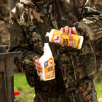 Super Charged Scent Killer Hunting Scent Elimination Spray 56 fl oz Combo with High Output Sprayer Odor Control Technology