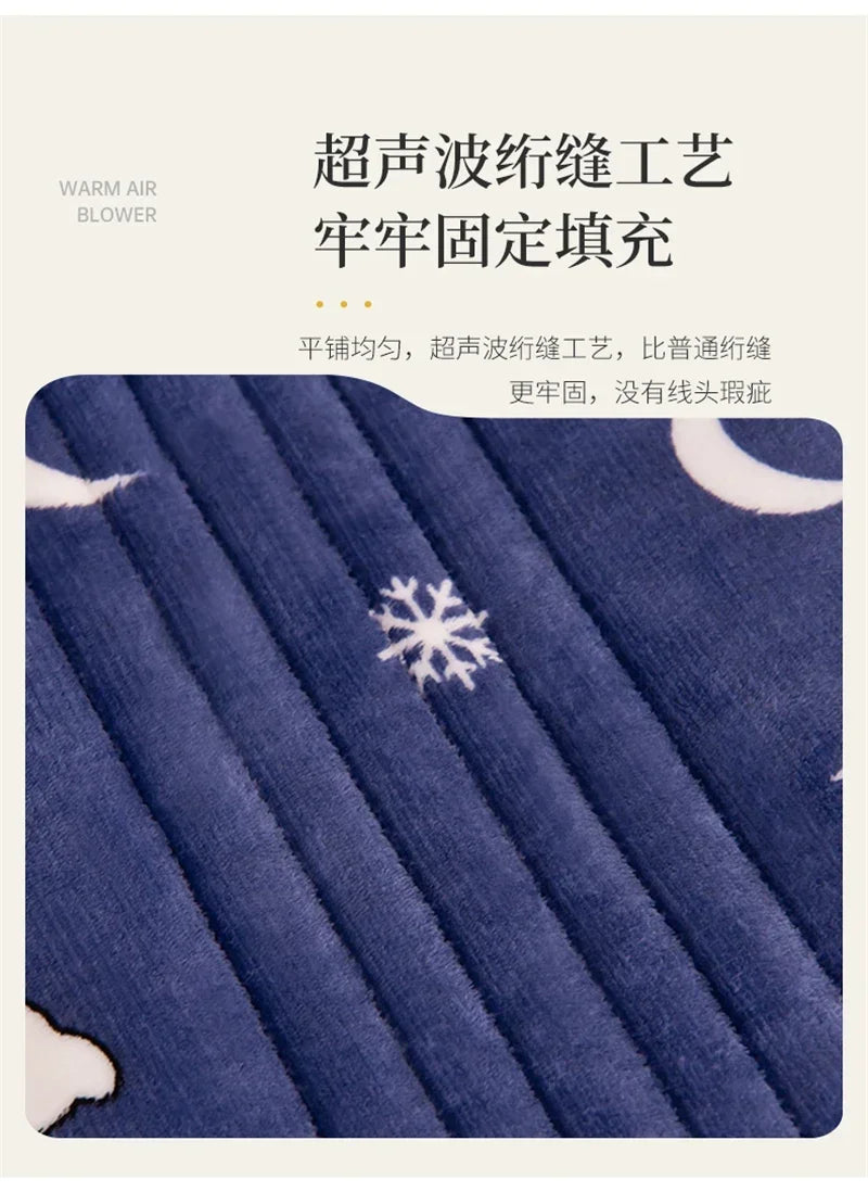 Soft Fluffy Warm Winter Blanket Thicken Lamb's Wool Autumn Warmth Blankets for Bed Milk Velvet Comfortable Sofa Blanket Throw