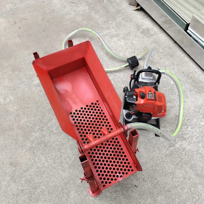 High-efficiency recovery sluice box for efficient gold panning, mining and exploration Compact and portable