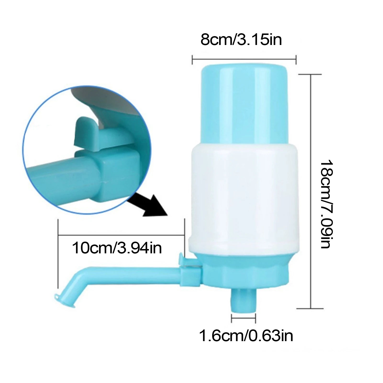 Manual Water Bottle Pump Dispenser