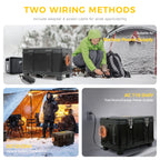2025 Sunster 8KW 12V&24V&110-240V toolbox diesel Parking air heater w/Bluetooth&Ultra-Low Noise Night For Car RV Camper Rent