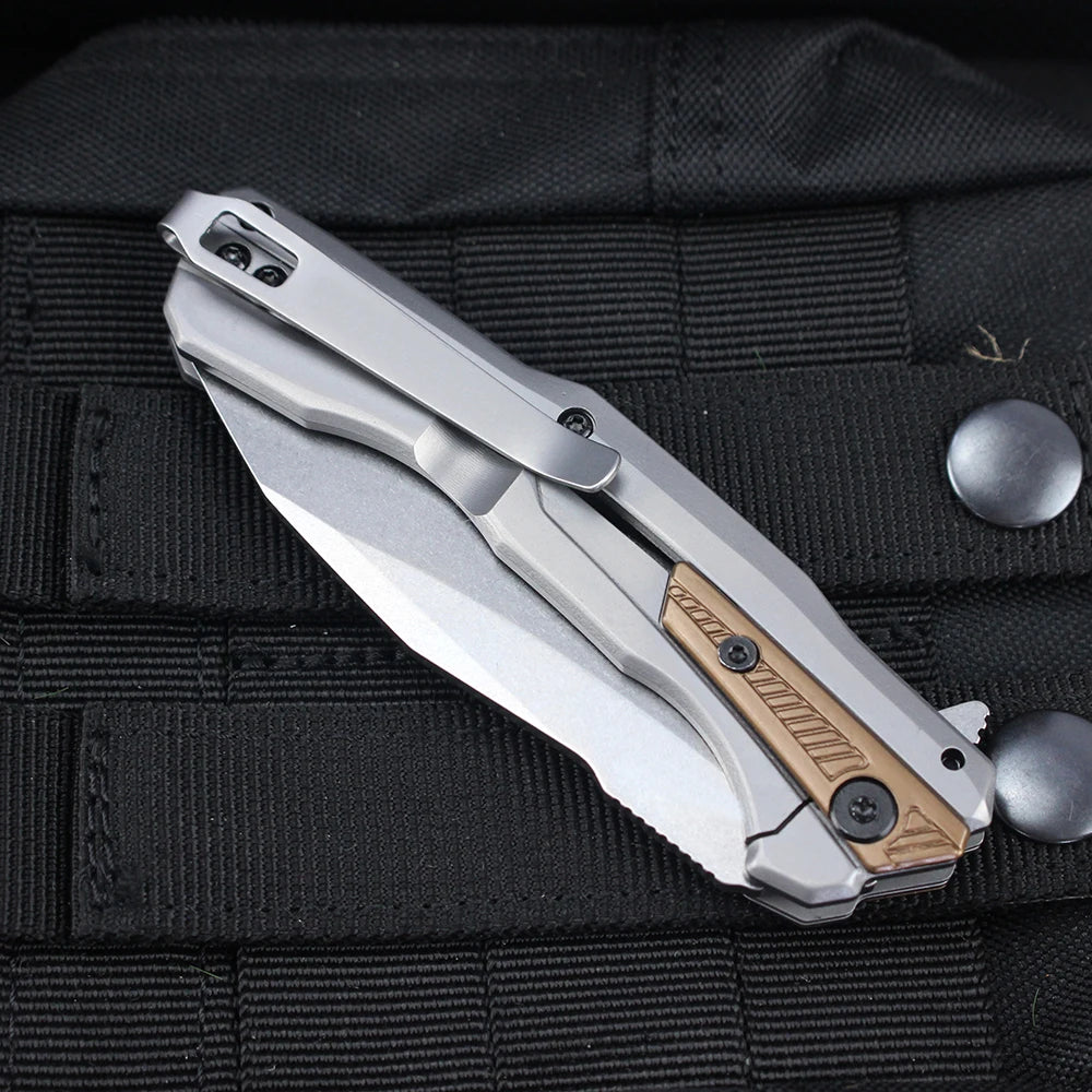 KS 2095 Folding Pocket Knife Portable Military Tactical Knives Outdoor Camping Tourist Combat Hunting Small Knife Utility Tool