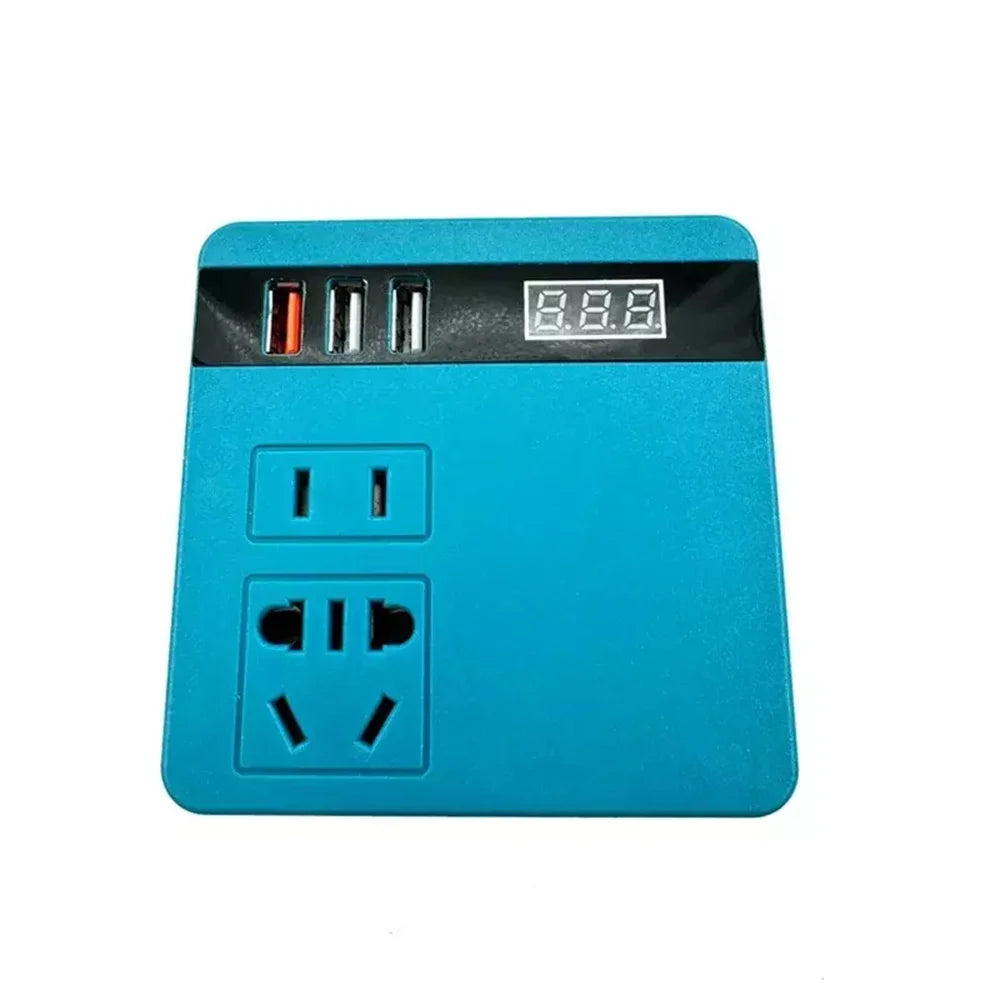 120W Lithium Battery Inverter DC 18V-21V To AC 220V for Makita Smart Transformer Outdoor Work Inverter