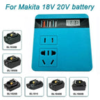 120W Lithium Battery Inverter DC 18V-21V To AC 220V for Makita Smart Transformer Outdoor Work Inverter