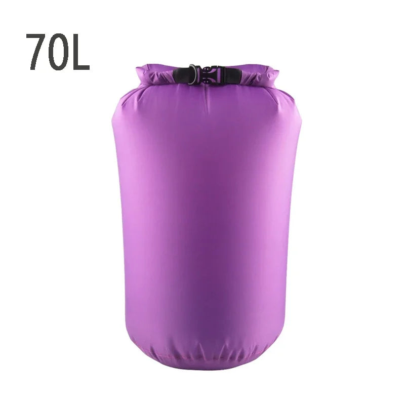 8L/25L/40L/70L/75L Waterproof Dry Bag Ultra Lightweight Airtight Bags Roll Top Drybags for Camping Kayaking Swimming Rafting
