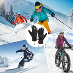 USB Heated Gloves Waterproof Touchscreen Winter Snowboard Gloves Hand Warmer Outdoor Fishing Skiing Cycling Driving Gloves