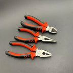 3-Piece Set of Wire Pliers, Diagonal Nose Pliers, Needle Nose Pliers, Industrial Grade Preferred Pliers, Durable Chromium Vanadium Steel, Suitable for Wire Cutting, Screwdriver, Etc