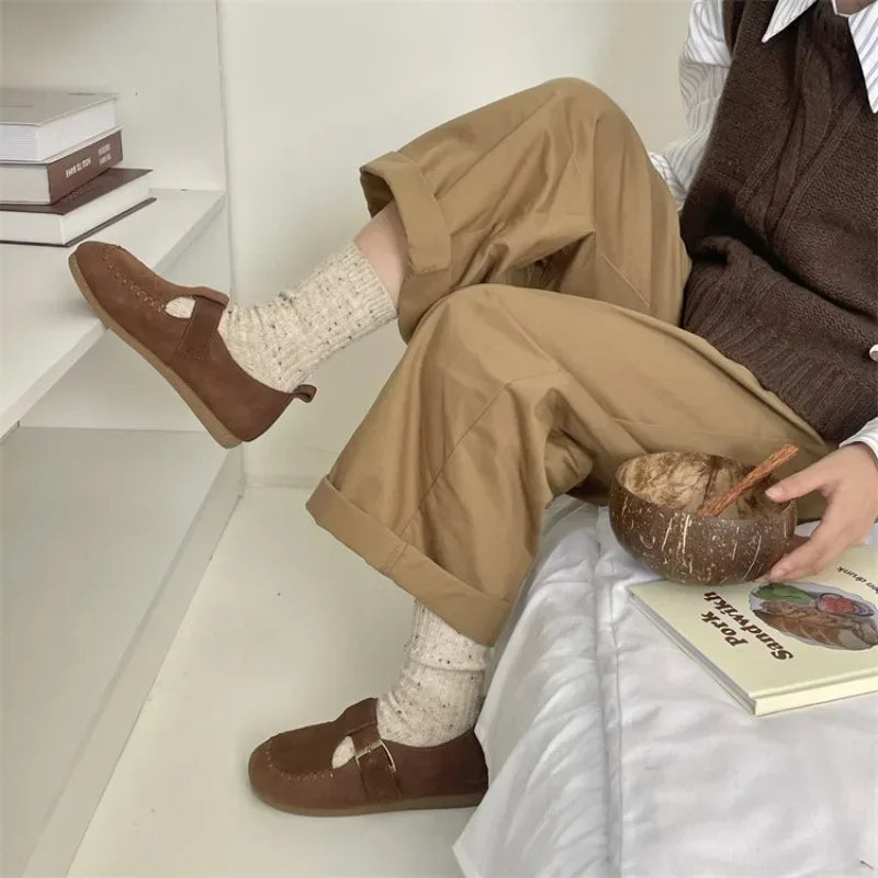 Winter Women Socks Wool Cashmere Thick Warm Long Socks Japanese Fashion Solid Color Thermal Floor Sleeping Socks Christmas Gifts