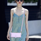 Crossbody Lanyard Leather Phone Case for Samsung Galaxy Z Fold 7 6 5 4 3 Fold5 Fold4 Fold6 5G Wallet with Card Holder Slot Cover