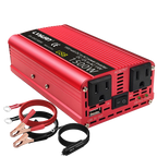 1500W/2000W/2600W Car Inverter DC12V AC110V Power Inversor Portable Outdoor Charger Adapter For Phone/Laptop/Camera US Socket