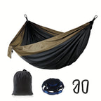 Premium Double Hammock with Tree Straps and Carabiners for Couples - Ideal for Camping and Travel Adventures