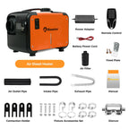 12V&24V&220V AC&DC Universal 8KW Diesel Air Heater All In One Parking Heater with bluetooth App Control For Home RV Vehicle