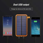 Xiaomi Solar Power Bank 20000mAh with 4 Solar Panel Wireless Charger Powerbank for iPhone 15 Huawei Xiaomi Samsung Poverbank Hot