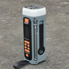 Solar Hand Crank Radio DAB FM Radio with Flashlight BT Speaker Emergency Weather Radio Rechargeable for Emergency Camping