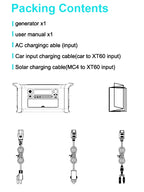 2600W 1800W 500W Portable Power Station 1024wh 345wh Lifepo4 Battery Powerful Power Bank Solar Generator Emergency Power Supply