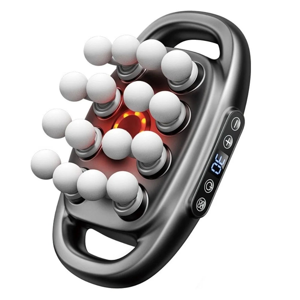 8/12/16-Head Fascia Equipment Electric Muscle masajeador Waist Massager 30 Gear Adjustable High Frequency Body Massage Machine