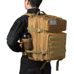 45L Tactical Backpack Hunting Rucksack with Dual Cup Holders  Outdoor camping equipment back pack Hiking Survival Rucksack